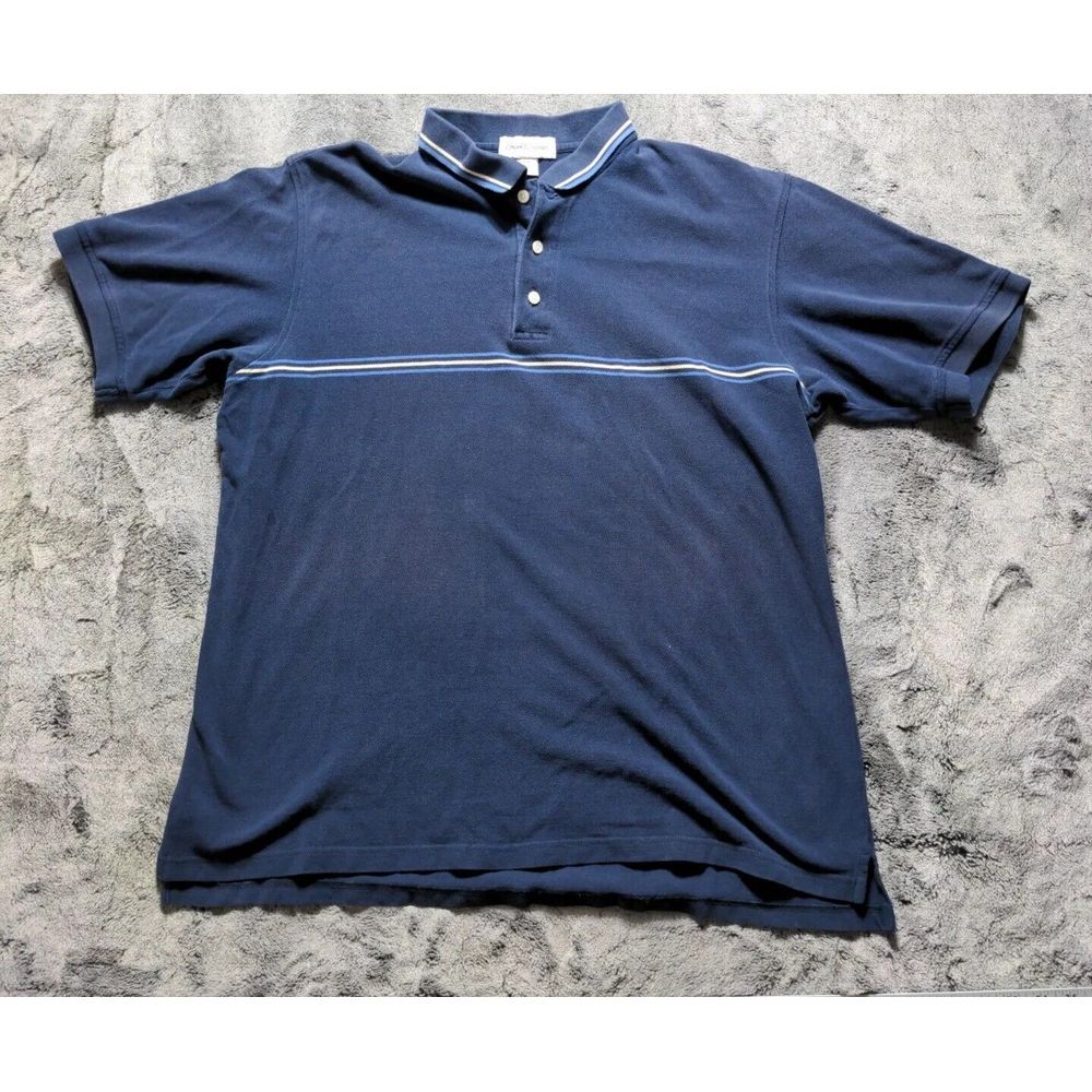 Arnold Palmer Men's Short Sleeve Polo Shirt Size XXL Blue